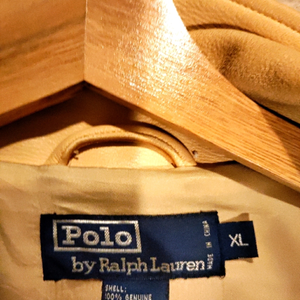 Ralph Lauren butter soft leather jacket
